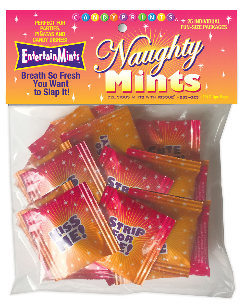 Naughty Mints - 25 Individual Fun Size Packages