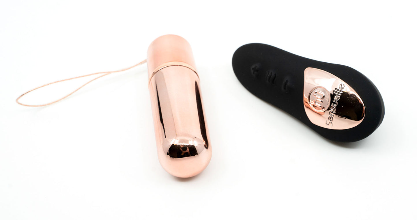 Sensuelle Remote Control Wireless Bullet Plus - Rose Gold