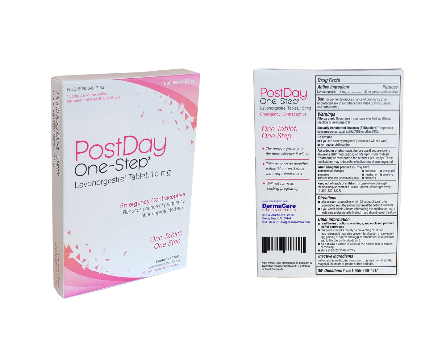 Postday One-Step Single Pack Display 6ct