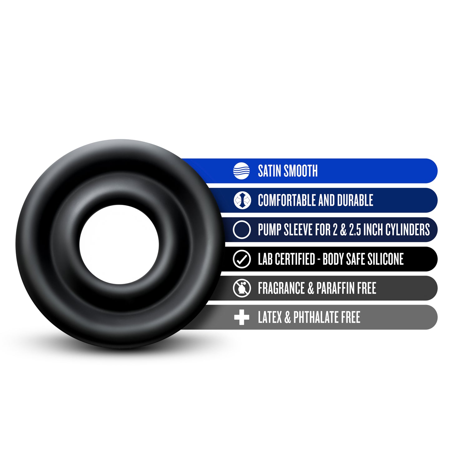 Performance - Silicone Pump Sleeve - Medium - Black BL-010225