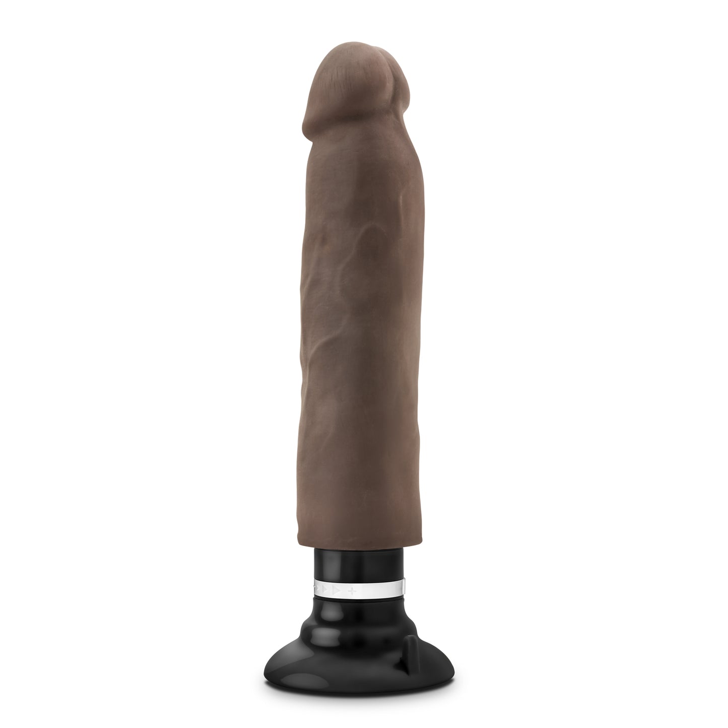 Au Naturel - 11 Inch Sensa Feel Magnum Vibrating Dong - Chocolate BL-27916