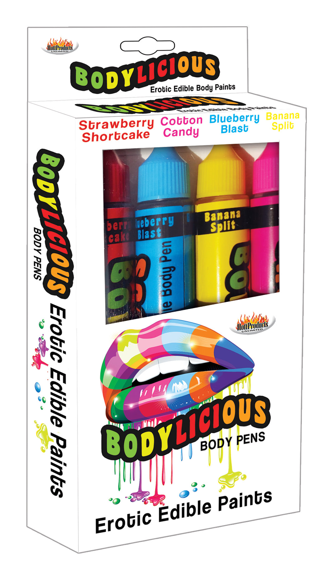Bodylicious Edible Body Pens - 4pk. - Assorted Flavors HTP3043