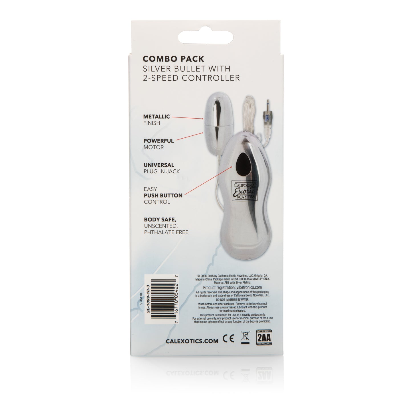 Sterling Collection Combo Pack Silver Bullet With 2-Speed Controller SE1099103