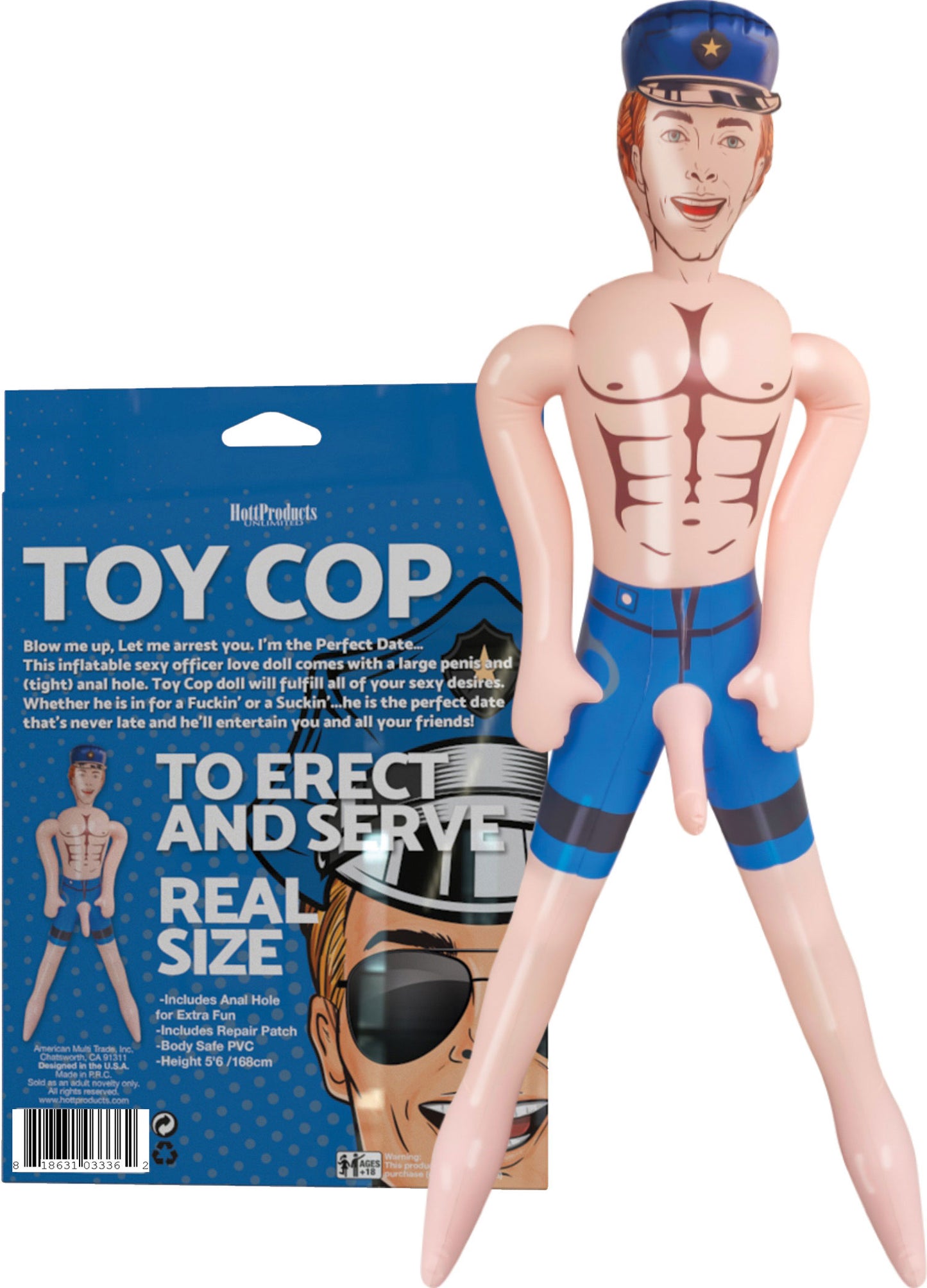 Cop - Inflatable Party Doll HTP3336