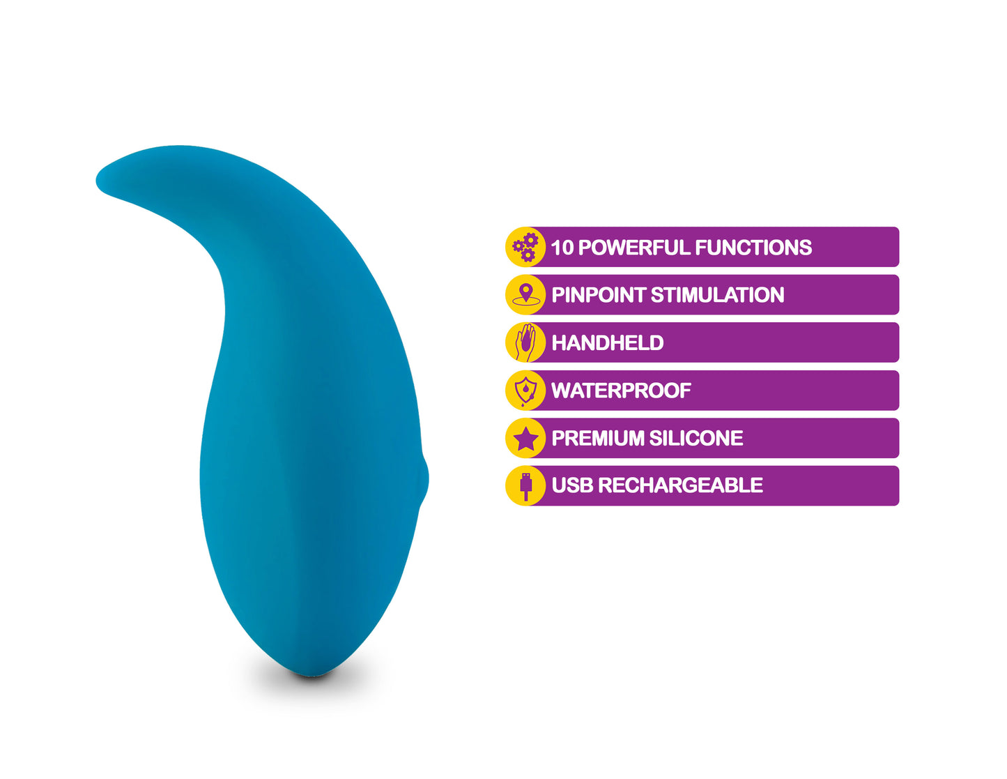 Elated - Intense Hand Held Pinpoint Vibe - Ocean VB-66102