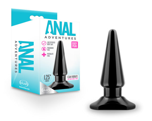 Anal Adventures - Easy Plug - Black BL-24125