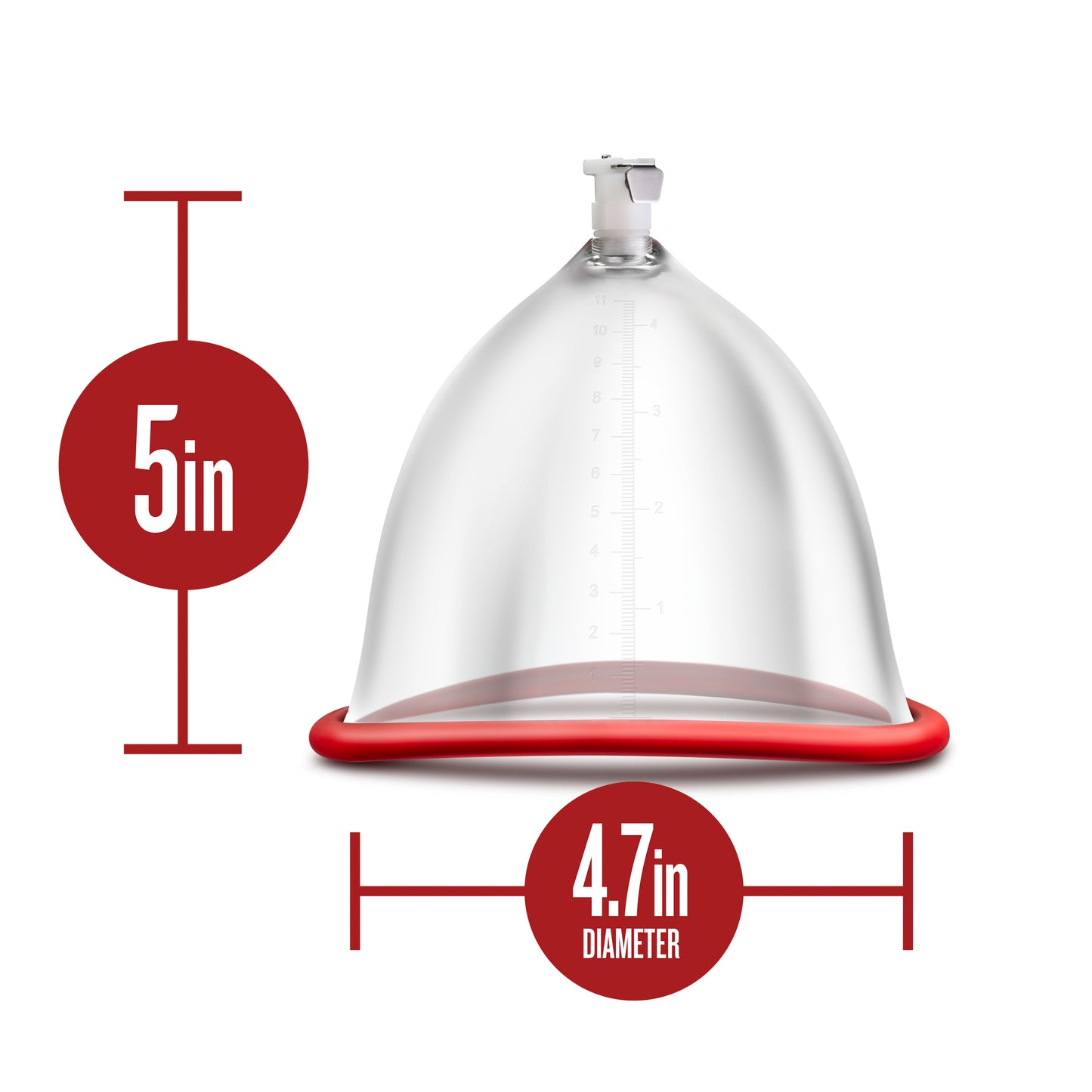 Temptasia Breast Pump Cup Clear BL-09391