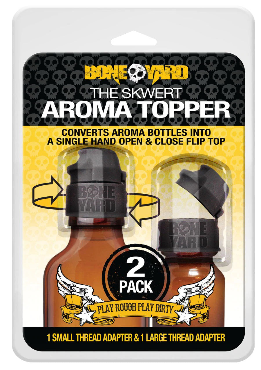 The Skwert Aroma Topper - 2 Pack - 1 Small and 1 Small and 1 Large Thread Adapter