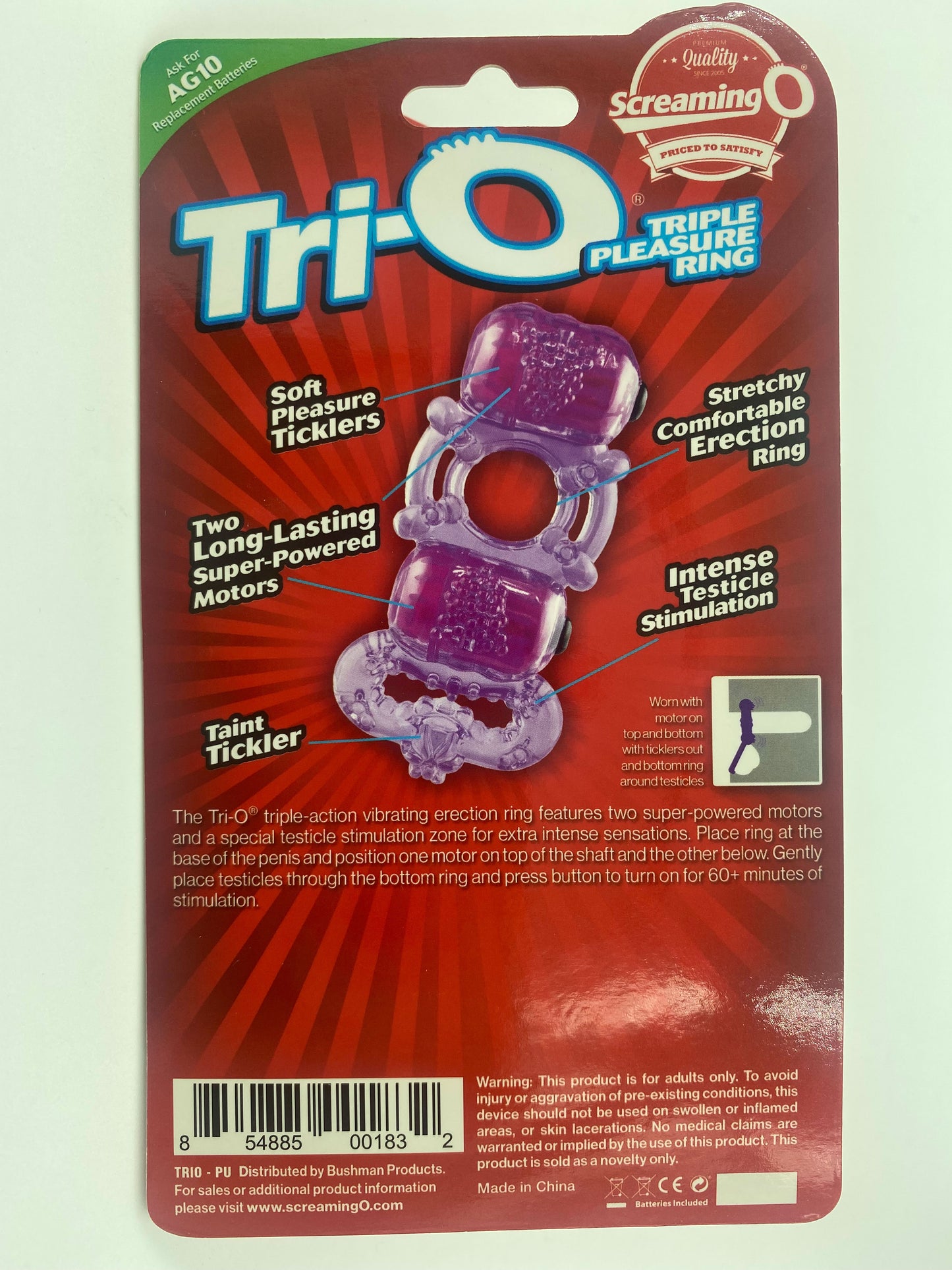 Tri-O - Purple- Each TRIO-PU-E