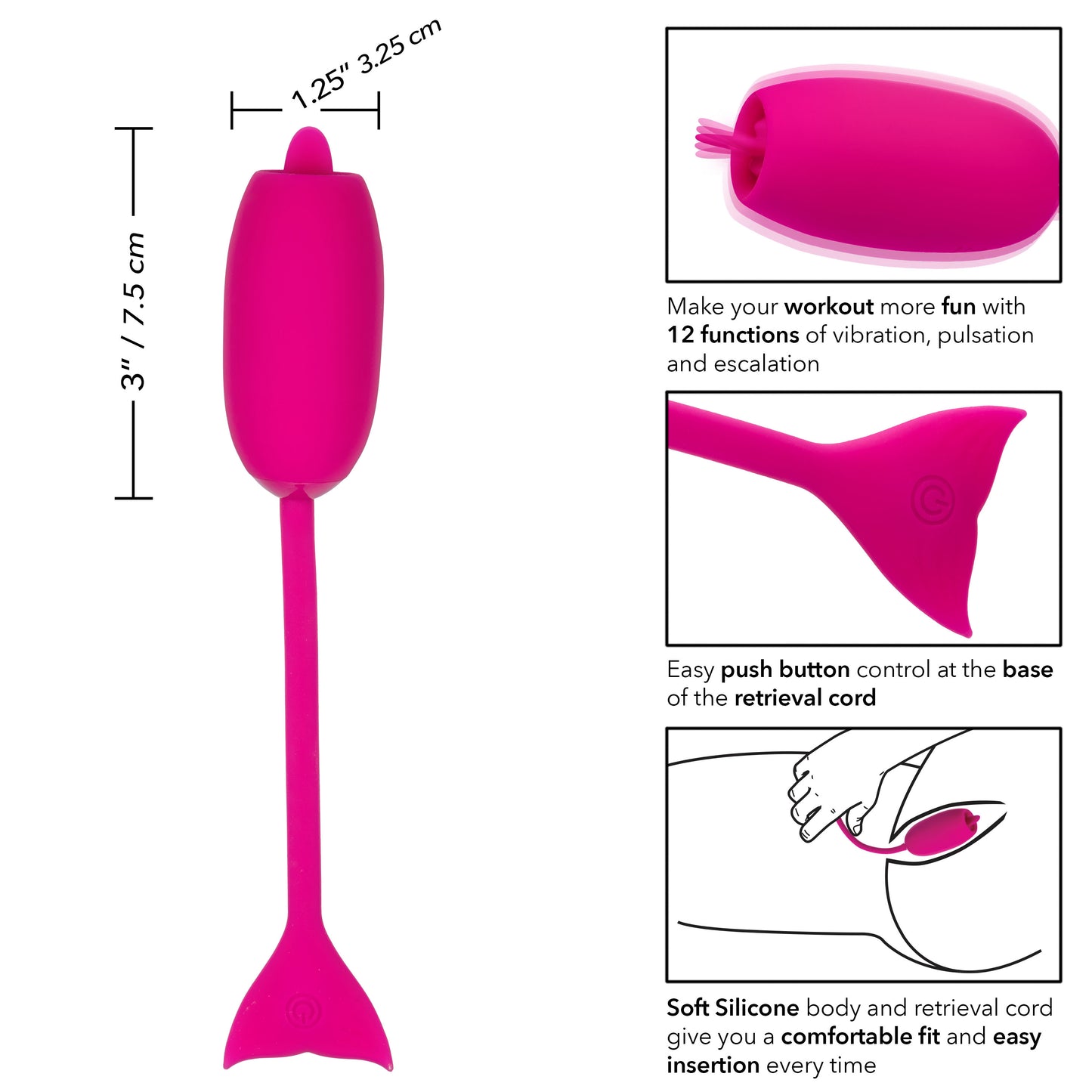 Rechargeable Kegel Teaser - Pink SE1328132