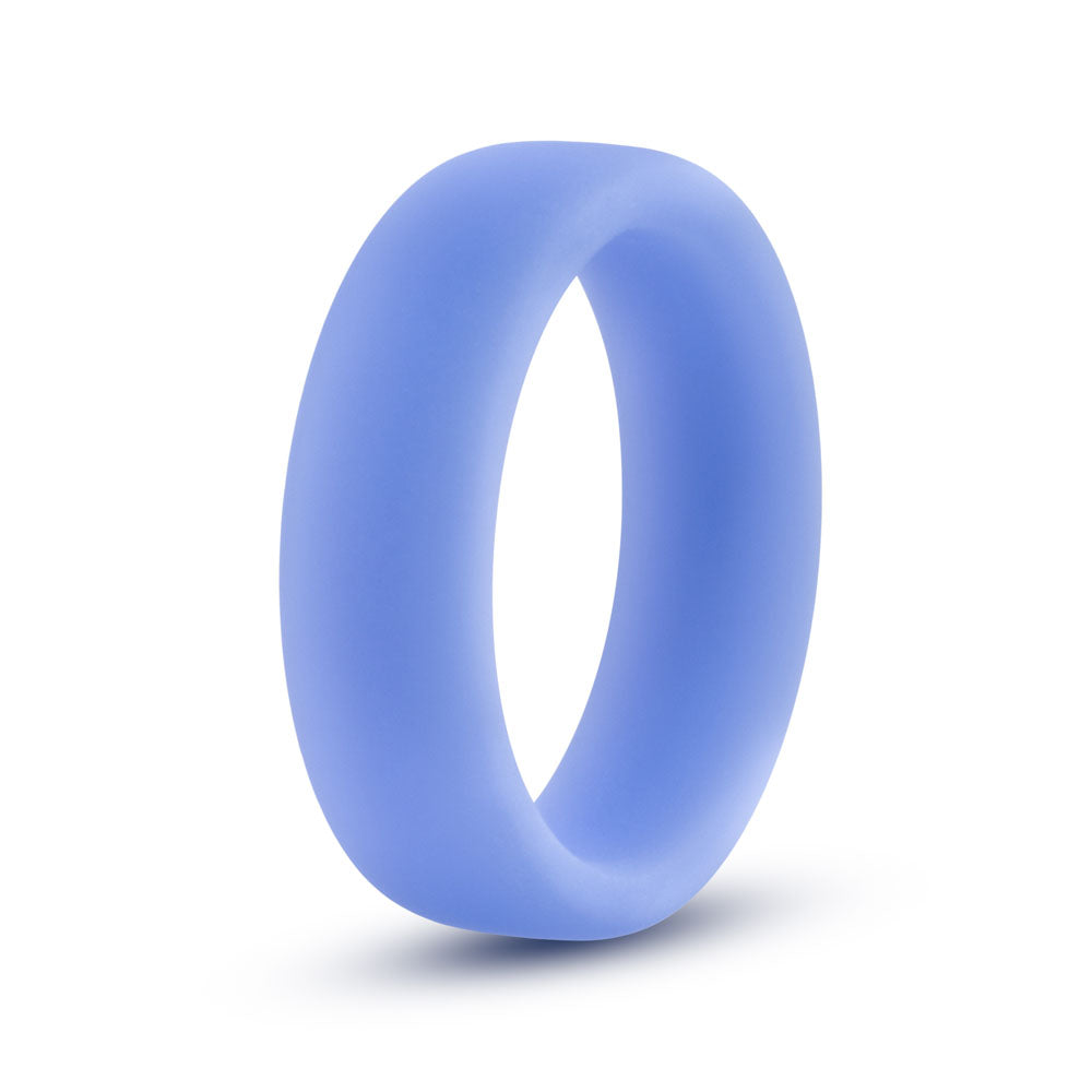 Performance - Silicone Glo Cock Ring - Blue Glow BL-91167