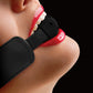Brace Ball Gag W / Stretchable Strap - Black
