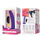 Pegasus 6 Inch Curved Wave Peg - Purple