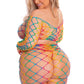 Pink Lipstick - Pot of Gold 2 Pc Skirt Set - 1x-3x - Rainbow