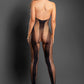Make Your Move Footless Open Crotch Bodystocking - Os - Black