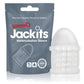 Jackits Mansturbation Sleeve - 12 Count Pop Box  Display - Clear