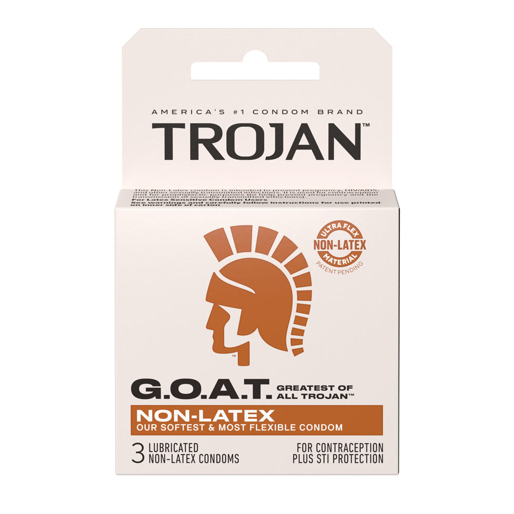 Trojan Goat Non-Latex Condoms 3 Pack