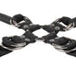 Velvet Noir Adjustable Hog Tie and Cuff Set