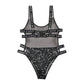 Karma's a Bitch Bodysuit - Black - S/m
