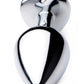 Black Heart Gem Anal Plug - Medium