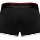 Retro Sport Panel Short- X-Large - Black/ Red
