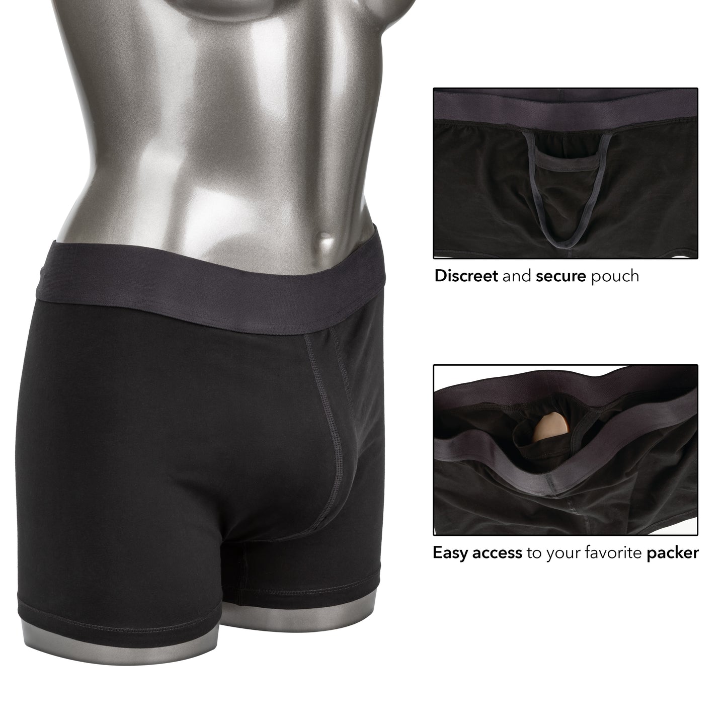 Packer Gear Boxer Brief With Packing Pouch M/l