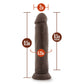 Dr. Skin Plus - 9 Inch Posable Thick Dildo - Chocolate