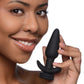 Interchangeable 10x Vibrating Small Silicone Anal Plug With Remote
