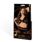 2 Piece Crop Top and Skirt Set - One Size - Black