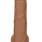 Silicone Stud 6 Inch - Brown