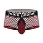 Cock Pit Net Mini Cock Ring Short - Medium -  Burgundy
