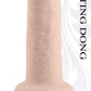 6 Inch Girthy Vibrating Dong - Light