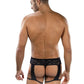 Midnight Stride Garters - Os - Black