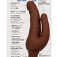 Rechargeable Power Stud Over and Under - Brown