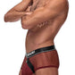 Cock Pit Net Mini Cock Ring Short - Medium -  Burgundy
