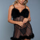 Farrah Babydoll - Small/ Medium - Black