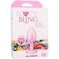 Booty Bling Metal Heart Plug - Small - Pink