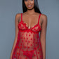 Valentina Slip - Medium - Red