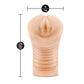 Enlust Georgia Male Masturbator With Bullet Vibrator - Beige