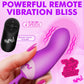 Silicone Mini Vibe With Remote - Purple