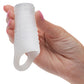 Basic Essentials Liquid Silicone Stimulation Enhancer - Clear