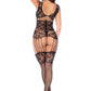 Celestial Sparkle Cincher Bodystocking - Os - Black