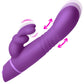 Thrusting Silicone Rabbit Vibrator - Purple