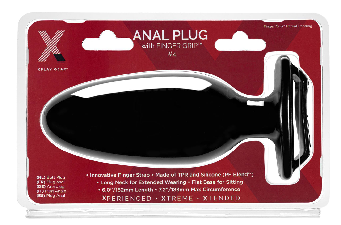 Xplay Finger Grip Plug 4l