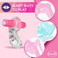 Play With Me  Delight Vibrating C-Ring - Pink