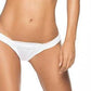 Low Back v Strap Shiny Thong - Small/medium - White
