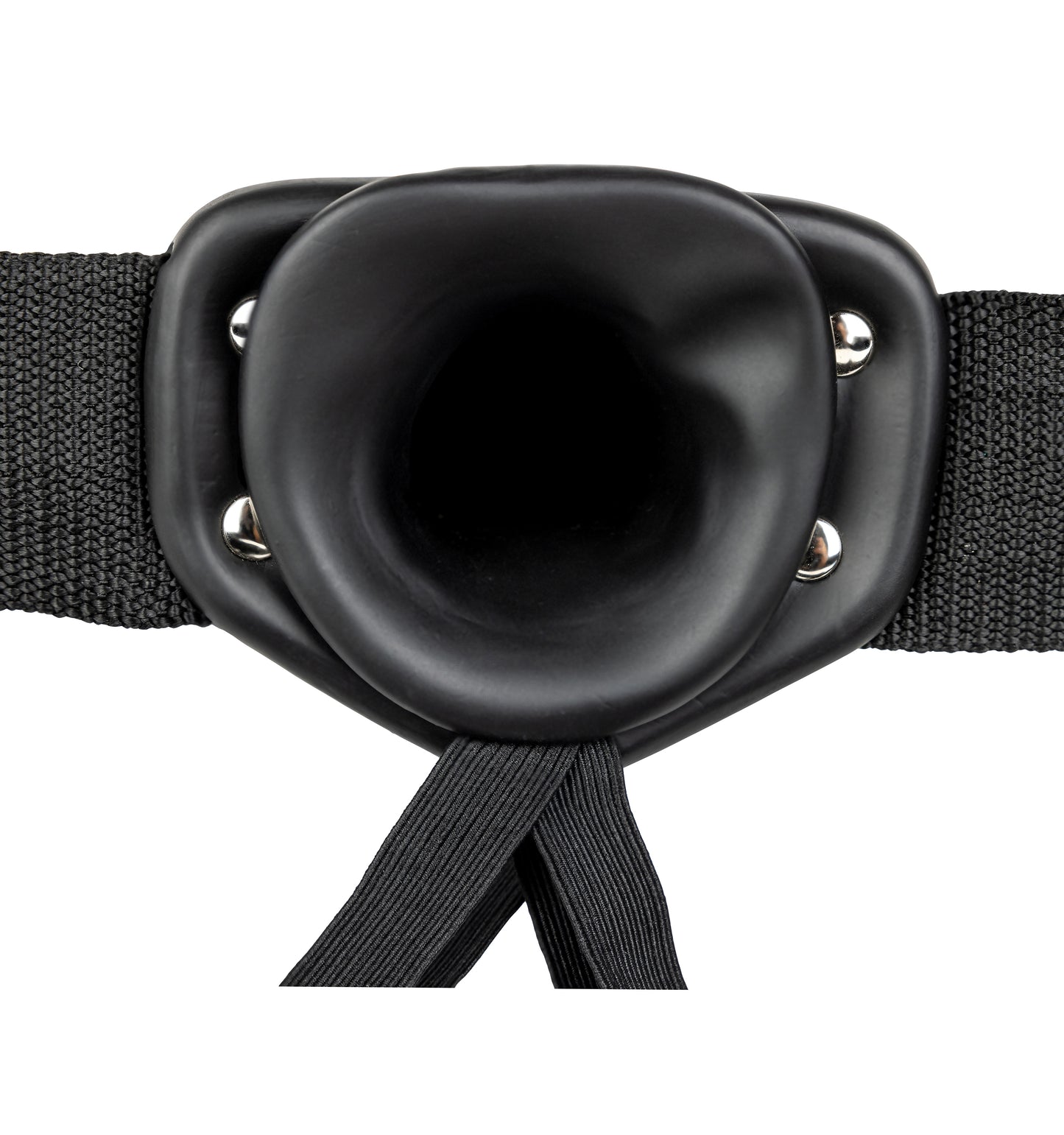 Hollow Strap-on Without Balls 6 Inch - Black