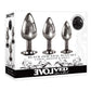 Black Gem Anal Plug Set