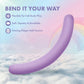 Play With Me Silicone Double Ended Vibrator - Purple