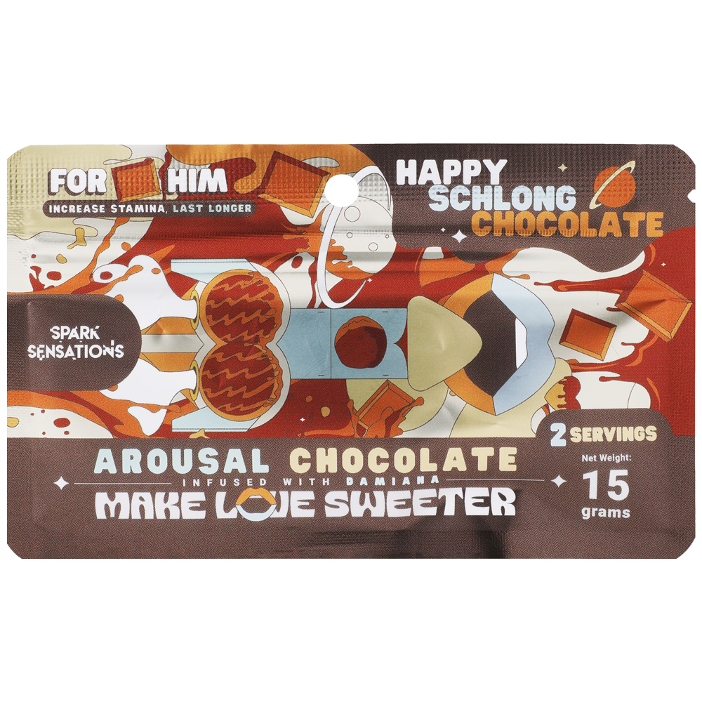 Happy Chocha (His) Chocolate - 12 Pack Display